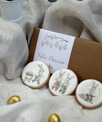 Caja 3 galletas "Jardín de Pascua"